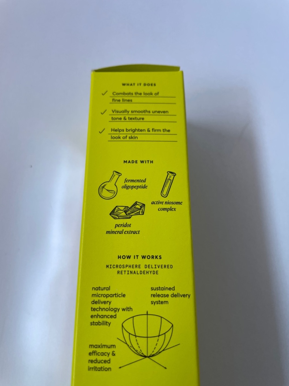 NIB NATURIUM Retinaldehyde Cream Serum 0.05%. - Picture 7 of 8